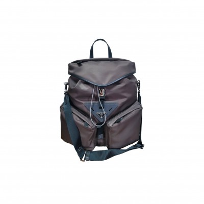 PRADA RE-NYLON AND LEATHER BACKPACK 2VZ108 (45*38*18cm) PRADA RE-NYLON AND LEATHER BACKPACK 2VZ108 (45*38*18cm)